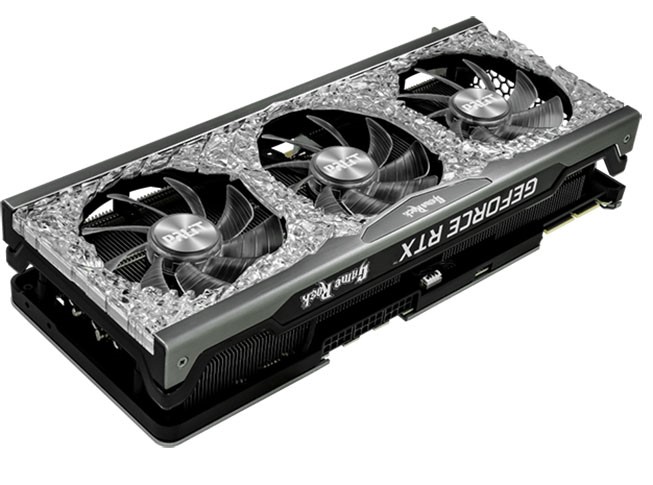 Side profile of graphics card
